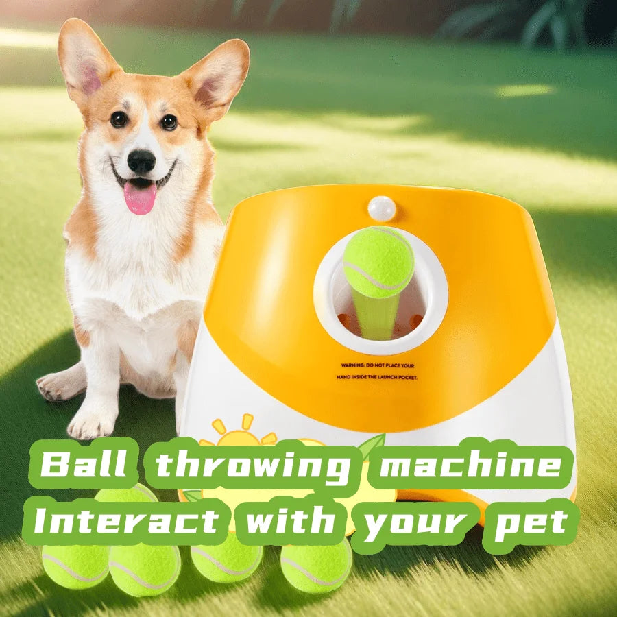 Lanceur de Balles Automatique pour Chiens – Jouet Interactif Rechargeable et Intelligent
