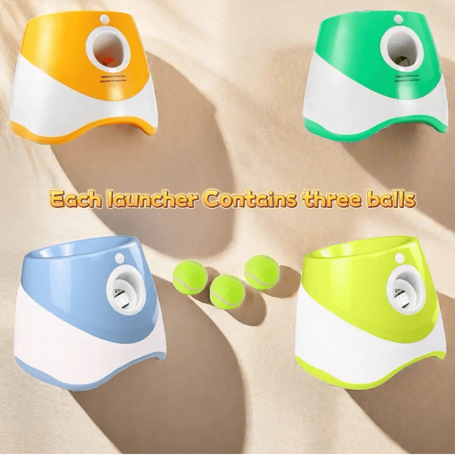 Lanceur de Balles Automatique pour Chiens – Jouet Interactif Rechargeable et Intelligent