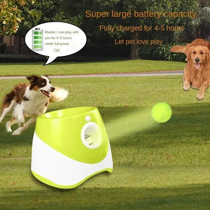 Lanceur de Balles Automatique pour Chiens – Jouet Interactif Rechargeable et Intelligent