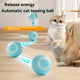 Balle Interactive Rechargeable pour Chat — Queue Simulée Mouvement Auto