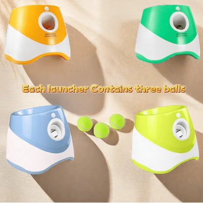 Lanceur de Balles Automatique pour Chiens – Jouet Interactif Rechargeable et Intelligent