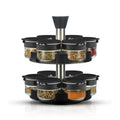 Organisateur Épices Rotatif 360° - 12 Flacons | Rangement Cuisine