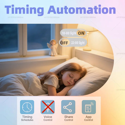 Tuya Candle Lamps APP Control Smart Bulb Bluetooth RGB 220V 110V LED Light Dimmable Smart Life Room Home Group Crystal Lamps