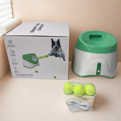 Lanceur de Balles Automatique pour Chiens – Jouet Interactif Rechargeable et Intelligent
