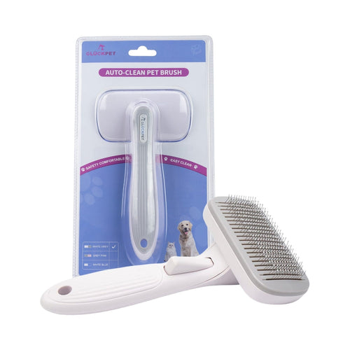 Brosse Autonettoyante Chien Chat – Poils Rétractables 1 Clic